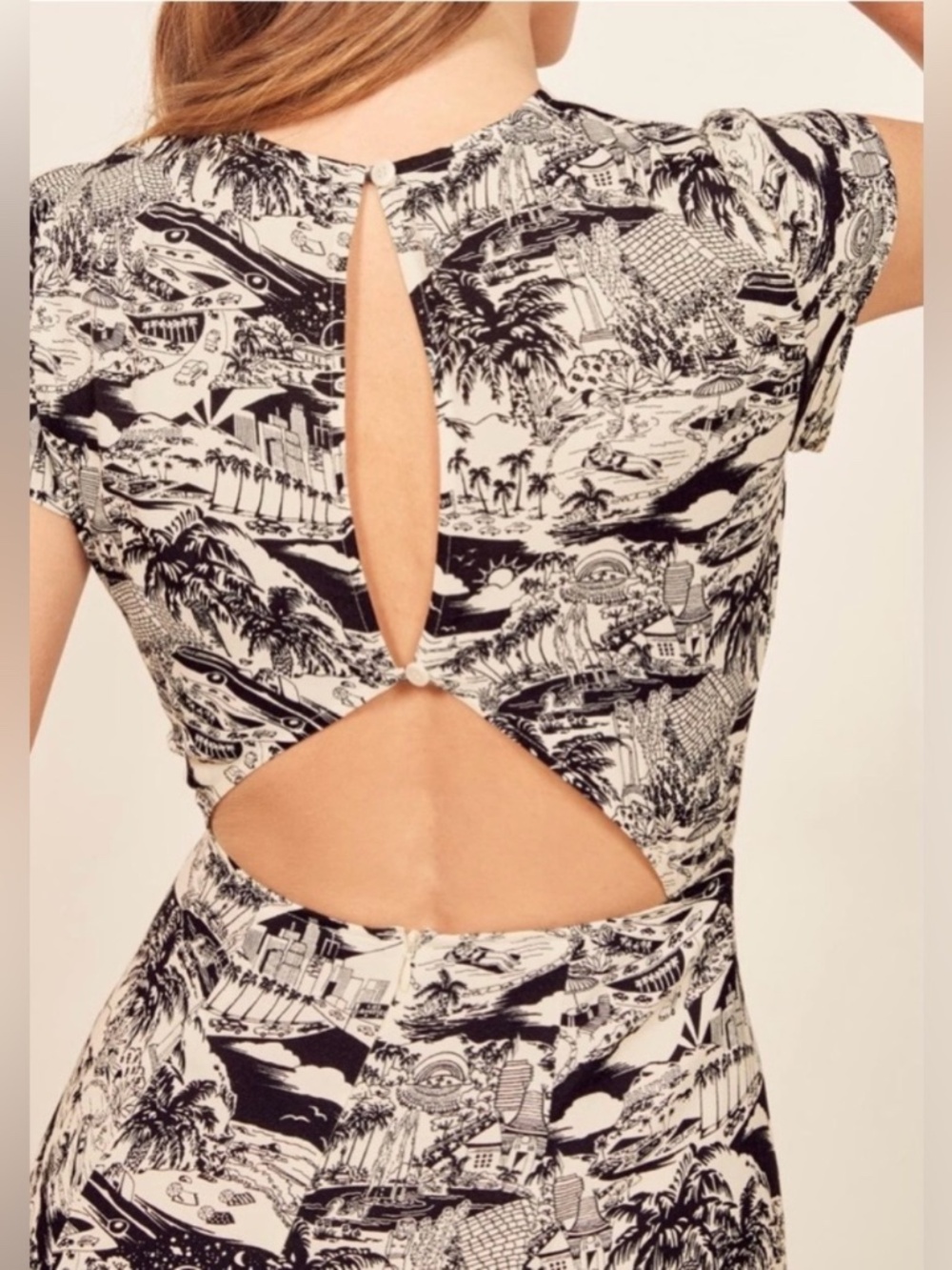 Reformation Gavin Los Angeles Dress | Sz 10 - Picture 2 of 11